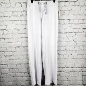 NWT Retrology Size S White Wide-Leg Pants